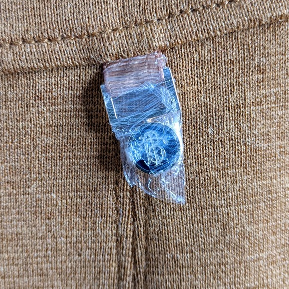 TORY BURCH • Yellow Spice Beverly Wool Blend Knit Pencil Skirt Sz Small - Picture 5 of 8